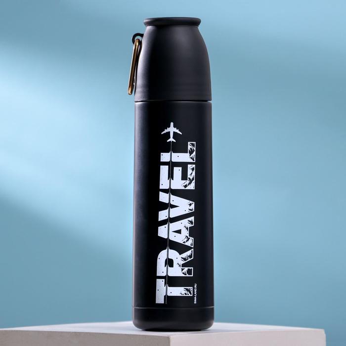 Термос с карабином "Travel", 500 мл